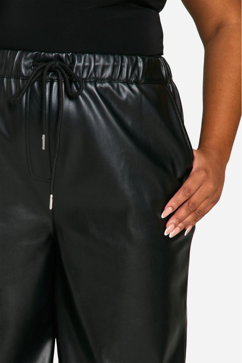 Плюс Pu Slouchy Dad Trouser