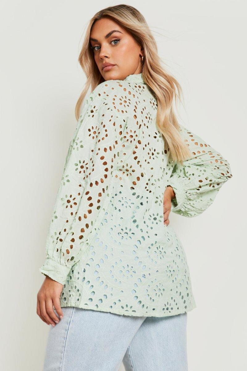 Сорочка великого розміру Mint Plus Broderie