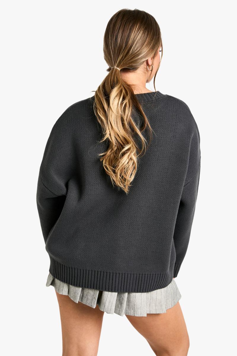 Жакардовий трикотажний джемпер Petite DSGN