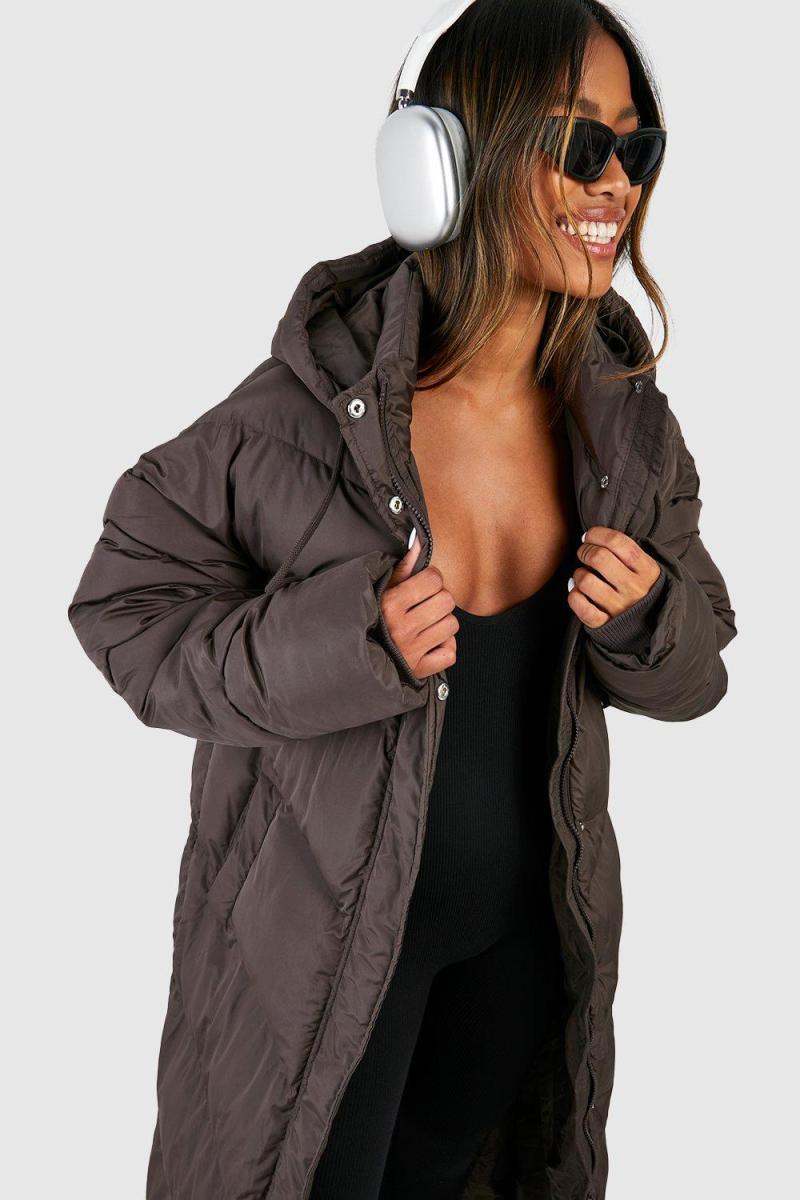 Ковдра Maxi Puffer з капюшоном