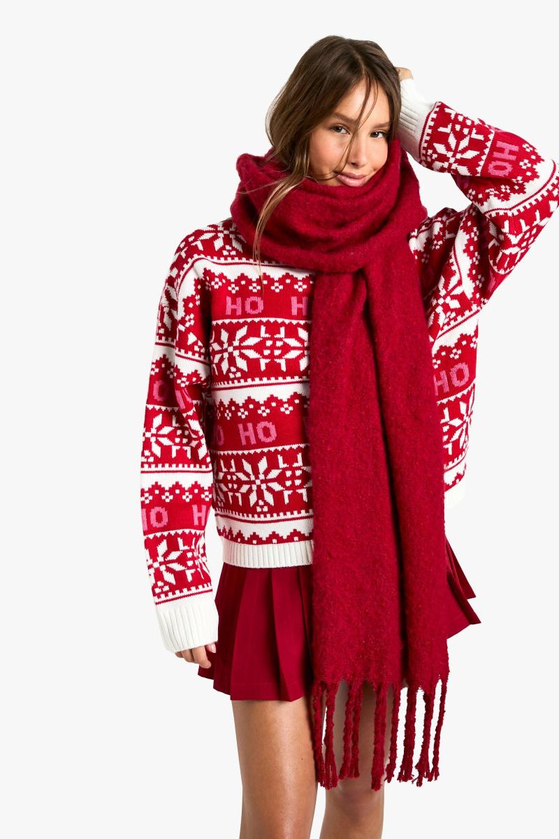 Різдвяний в'язаний джемпер Ho Ho Ho