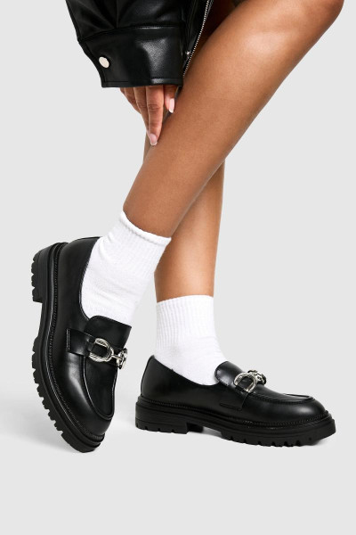 Широкі лофери з металевою обробкою