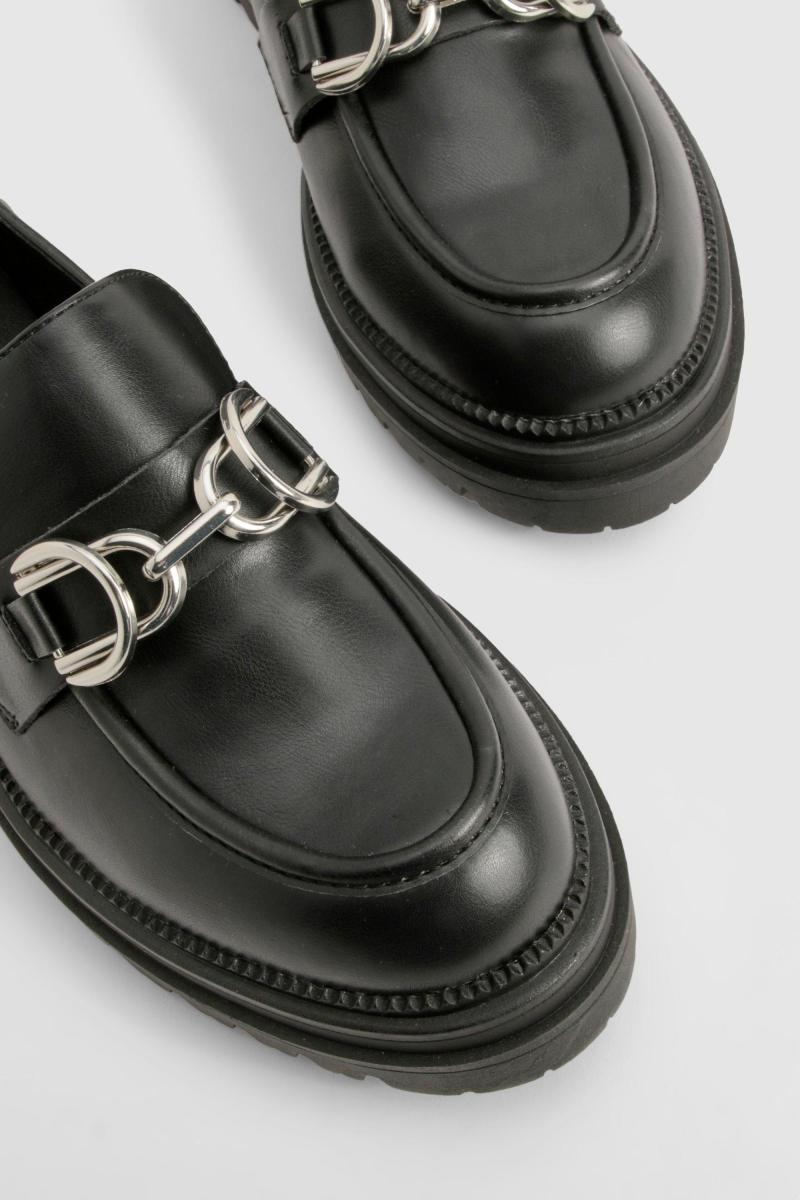 Широкі лофери з металевою обробкою