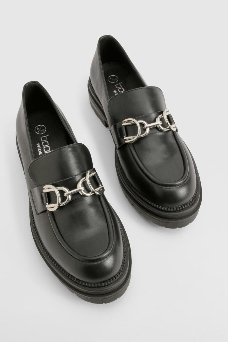 Широкі лофери з металевою обробкою