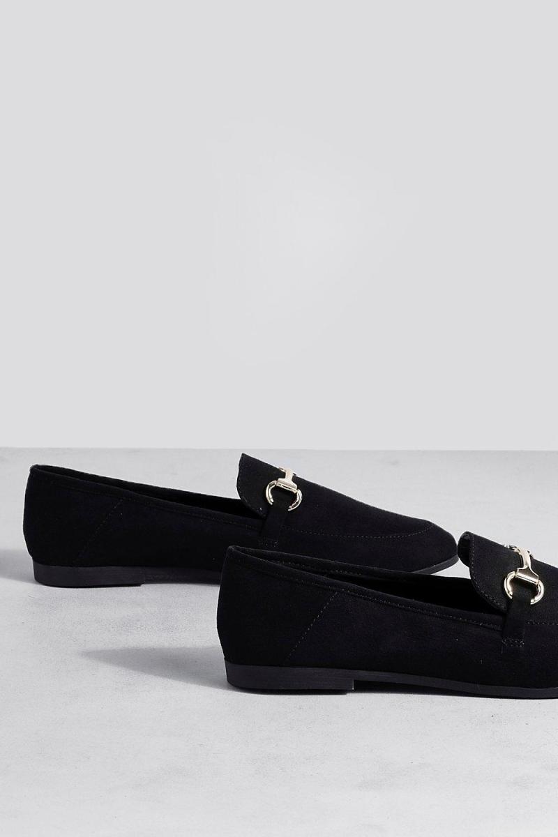 Лофери із штучної замші з круглим носком і обробкою з однією планкою