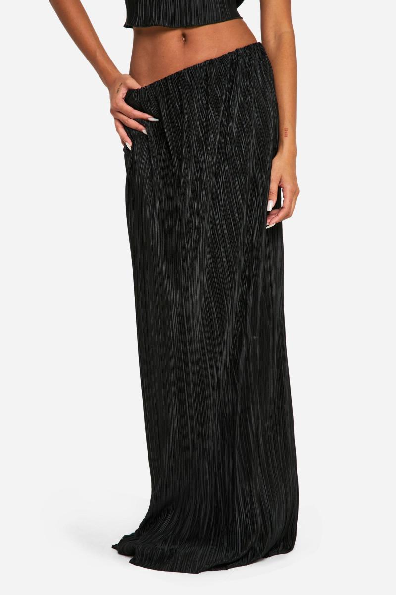 Плісована максі спідниця