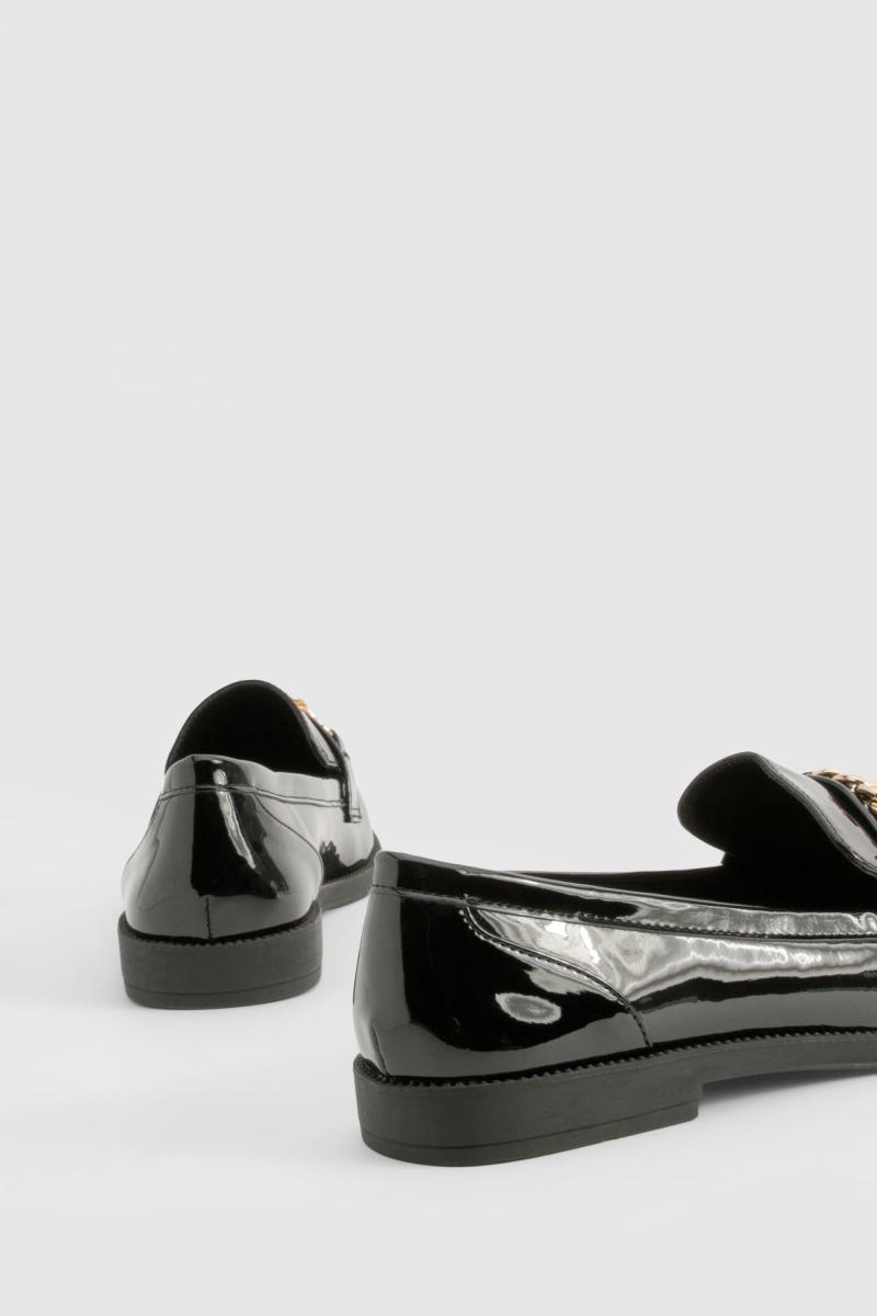 Лофери з лакованим ланцюжком