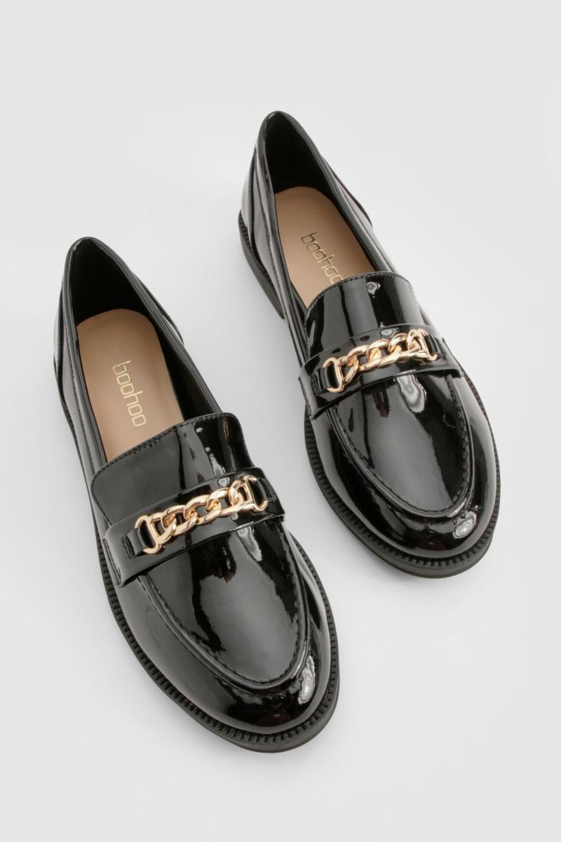 Лофери з лакованим ланцюжком