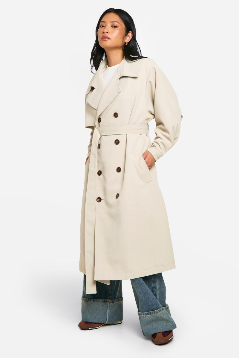 Маленький оверсайз-тренч з рукавом реглан