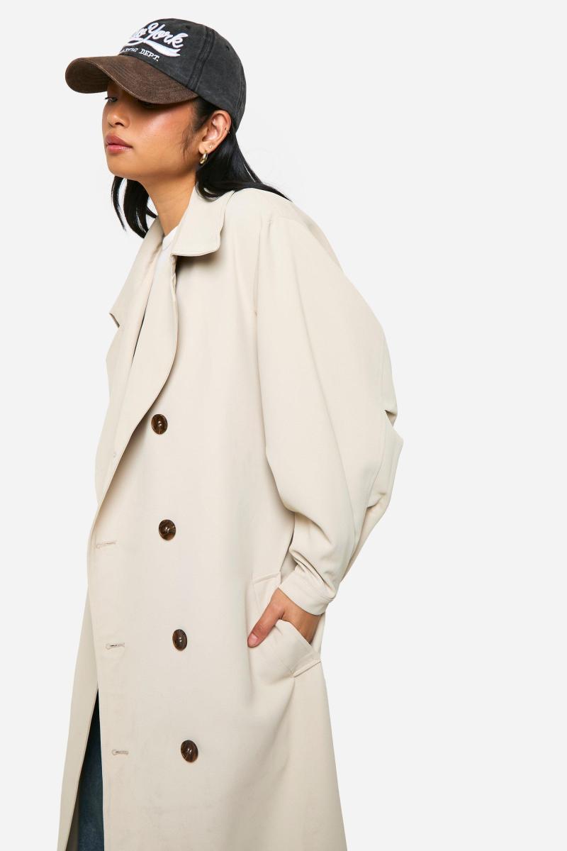 Маленький оверсайз-тренч з рукавом реглан