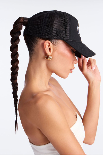 Тракерна кепка Dickies Mid Profile Twill - Чорна