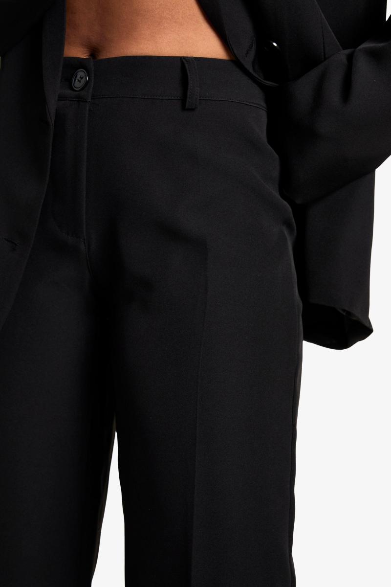 Тканий брюк з тонкою стрункою прямими ногами