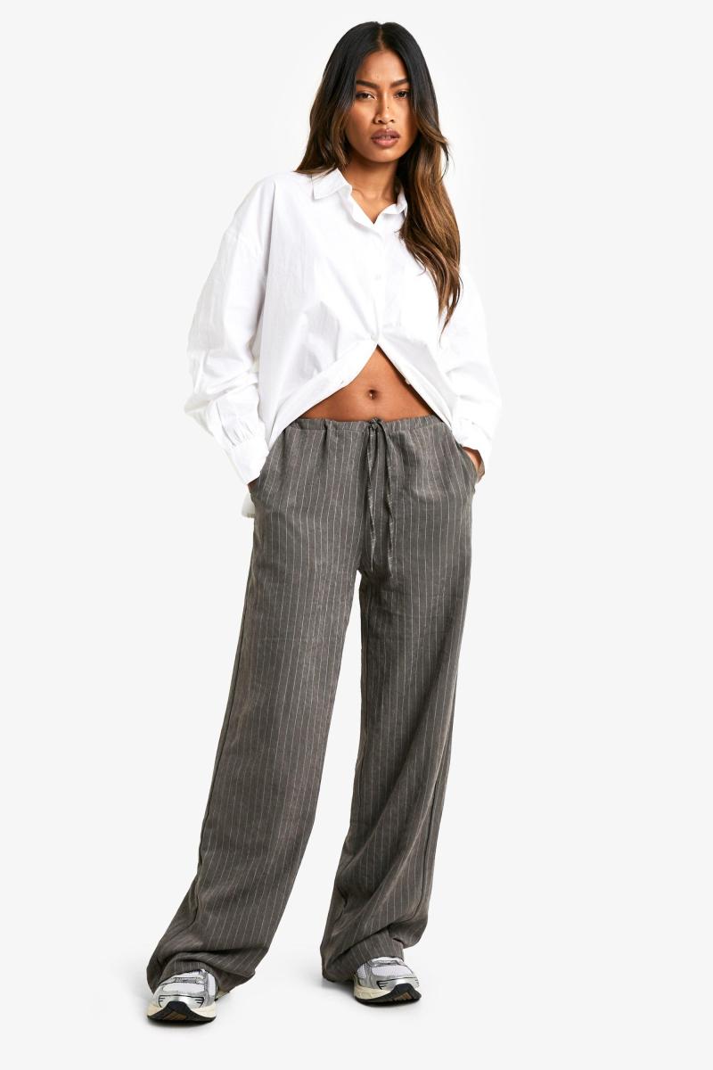 М'який дотик негабаритна смуга широкі штани для ніг