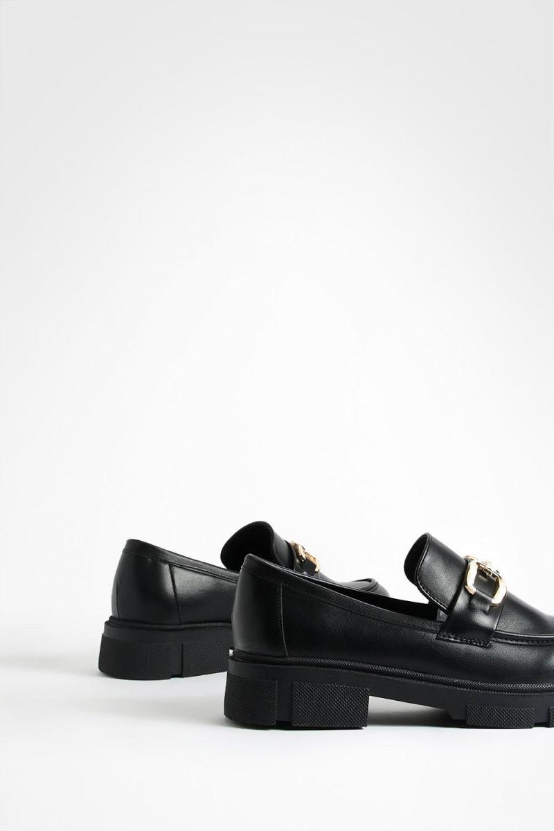 Лофери з квадратною обробкою на масивній підошві