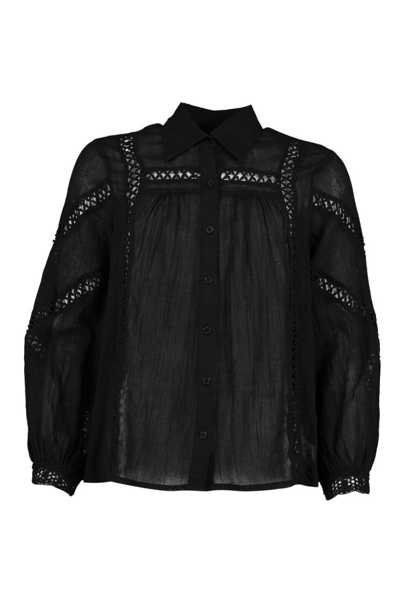 Бавовняна сорочка з білою обробкою