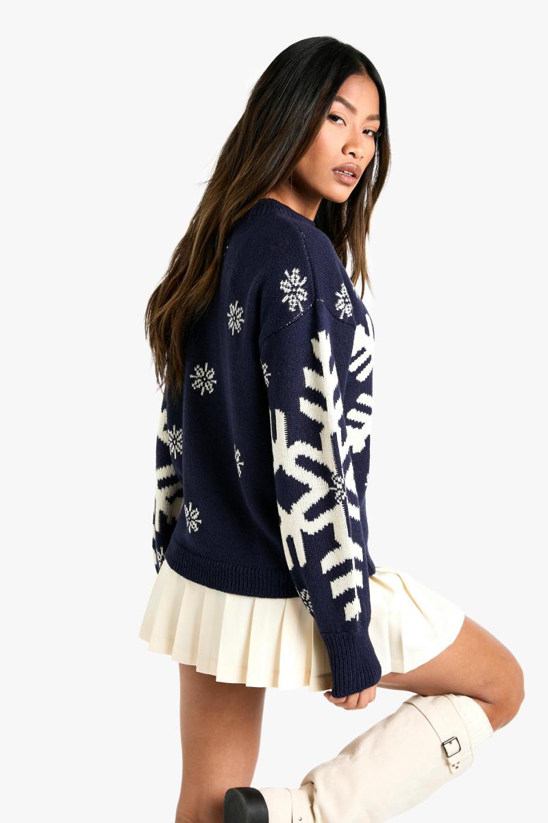 Різдвяний джемпер зі сніжинкою