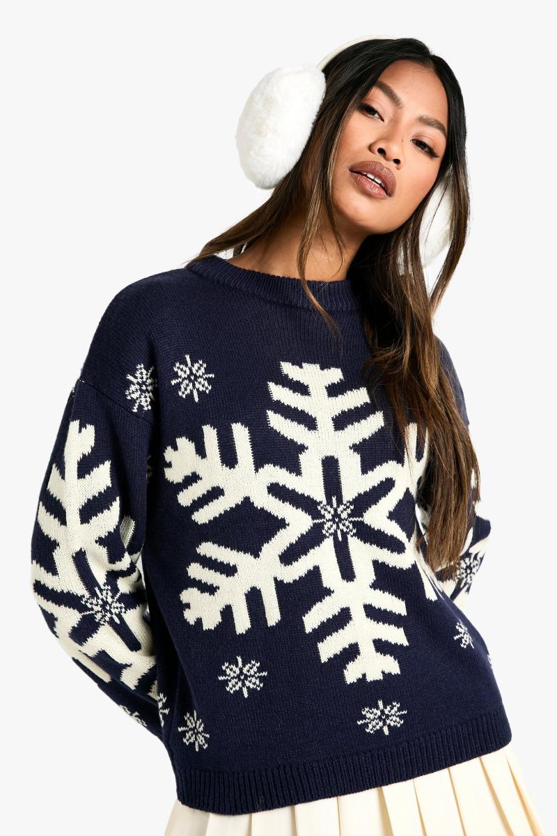 Різдвяний джемпер зі сніжинкою
