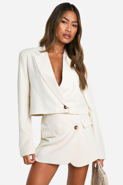 Оберніть передню мікро міні -спідницю