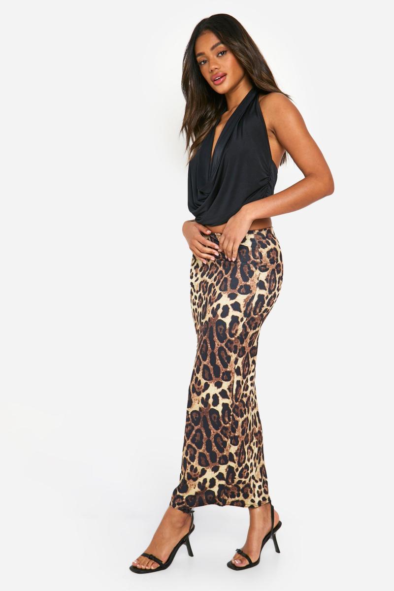 Спідниця Midaxi з леопардовим принтом