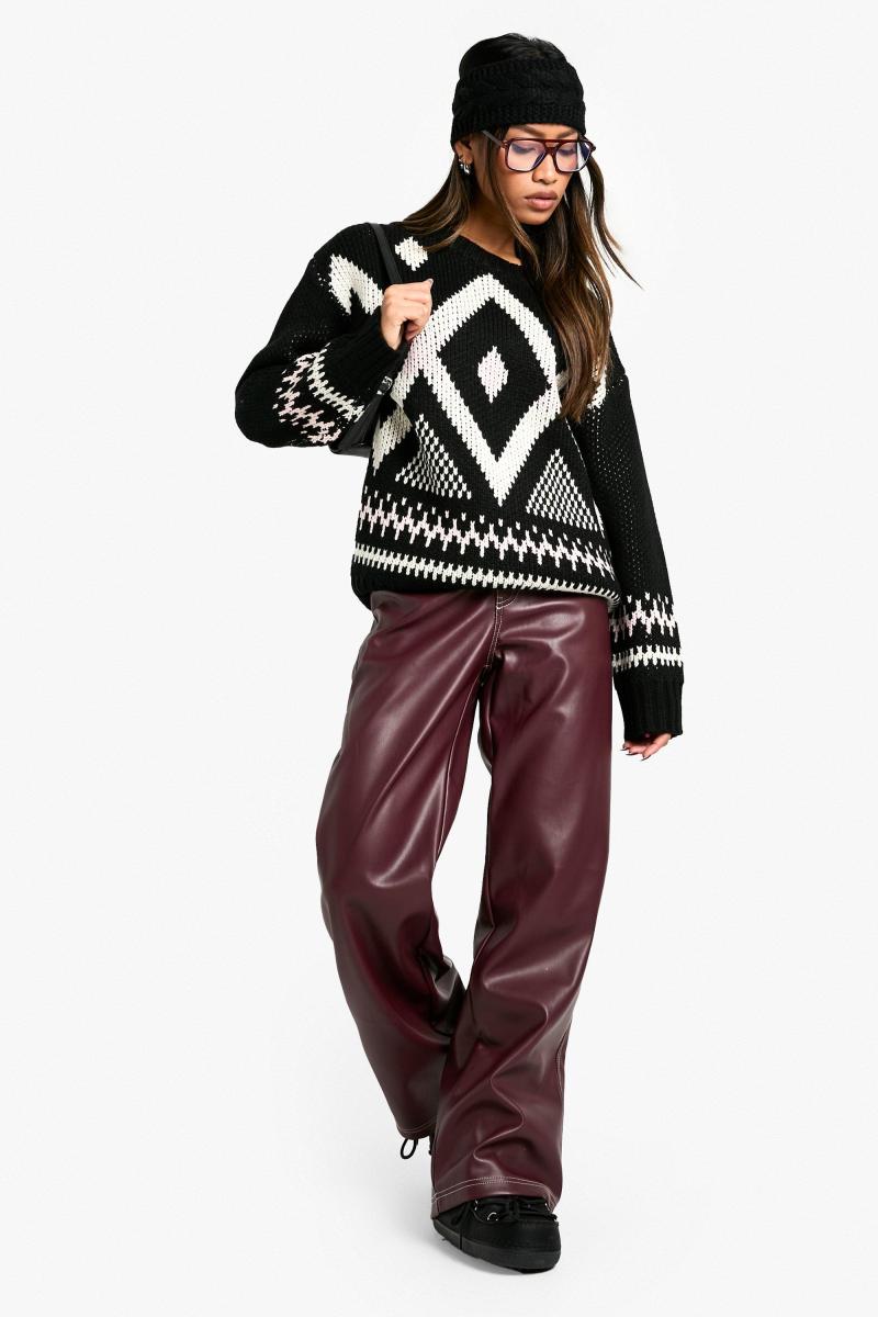 Різдвяний джемпер із щільною в’язкою