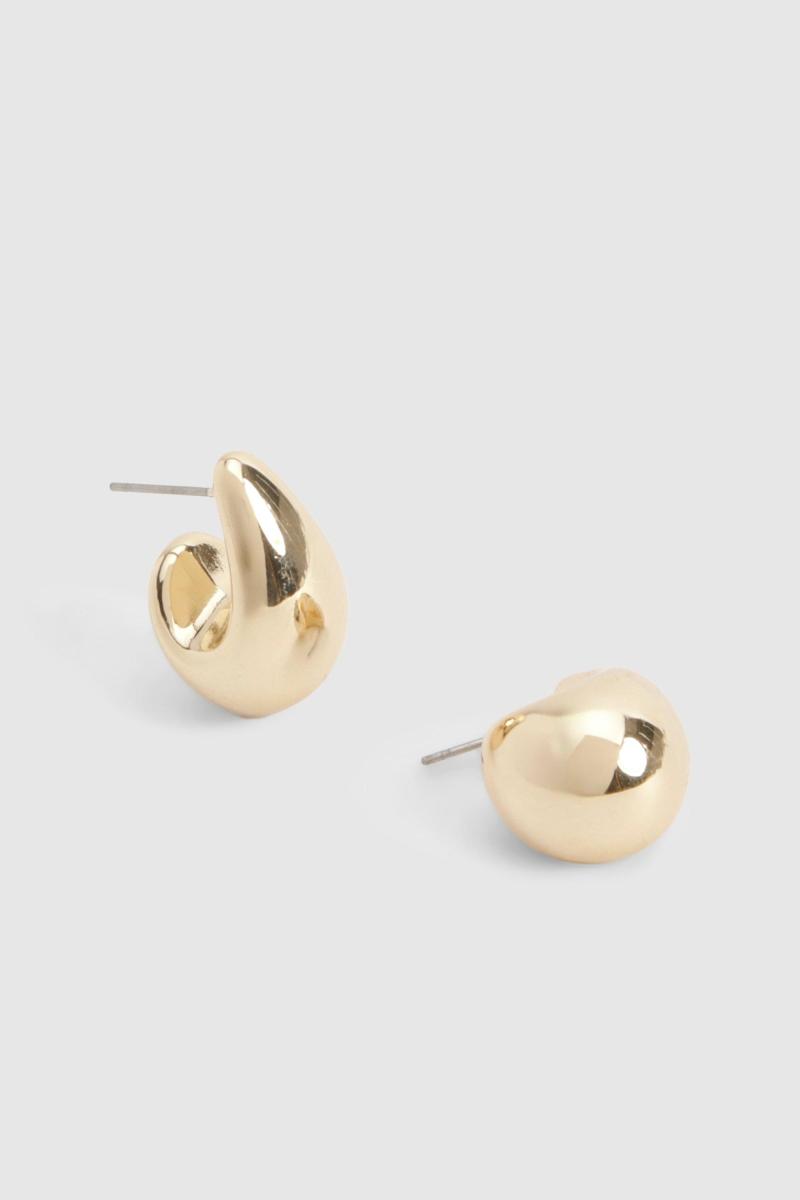 Великі масивні сережки-кільця