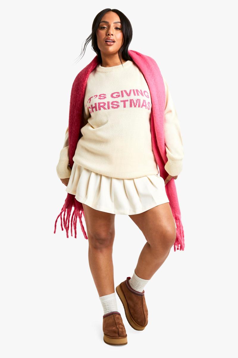 Плюс подарунковий різдвяний джемпер