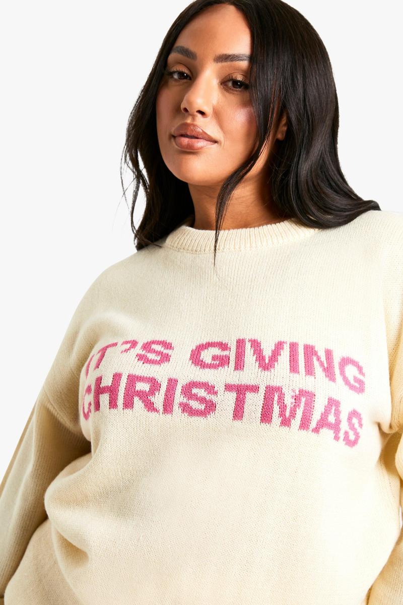 Плюс подарунковий різдвяний джемпер