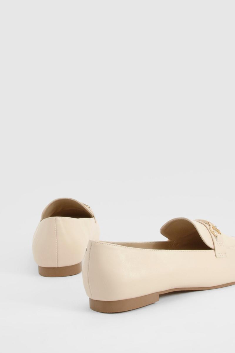 Широкі лофери з круглим носком і одношарковою обробкою