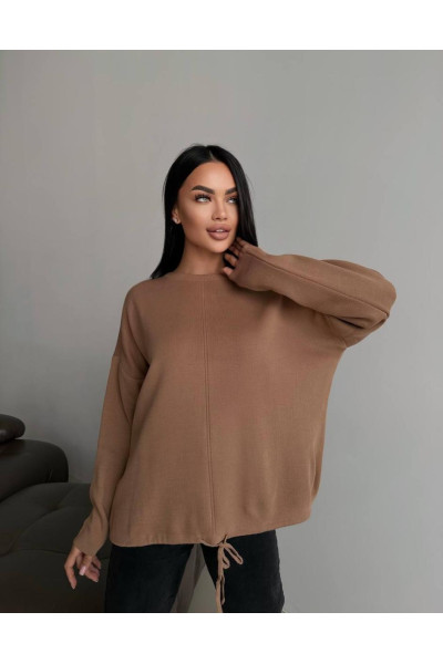 Подовжений светр куліска 