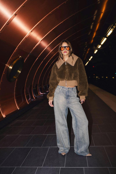 Бомбер Teddy зі штучного хутра