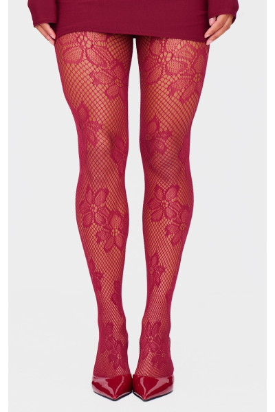 Мереживо бордового кольору