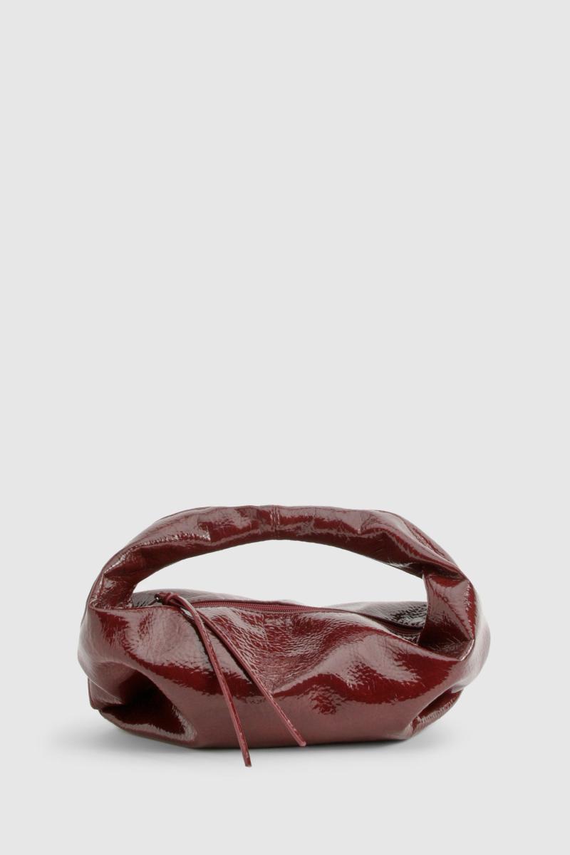 Текстурована лакована сумка-сумка