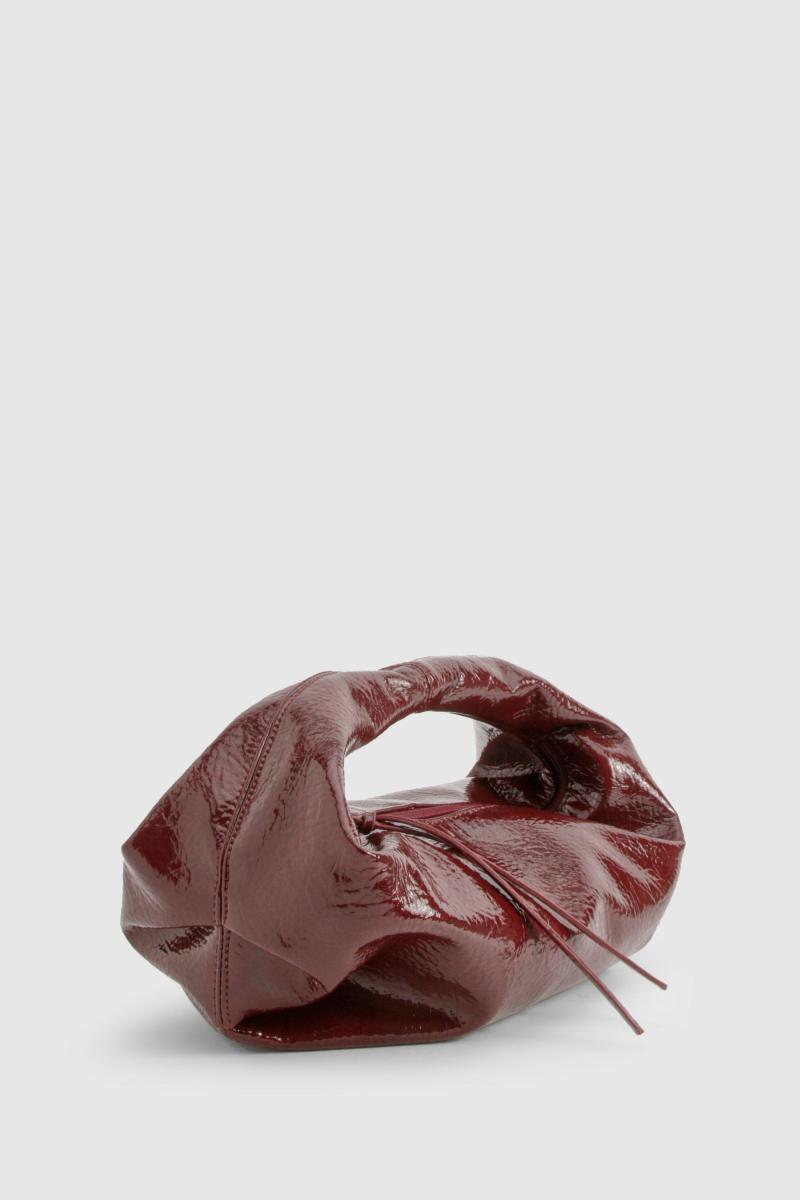 Текстурована лакована сумка-сумка