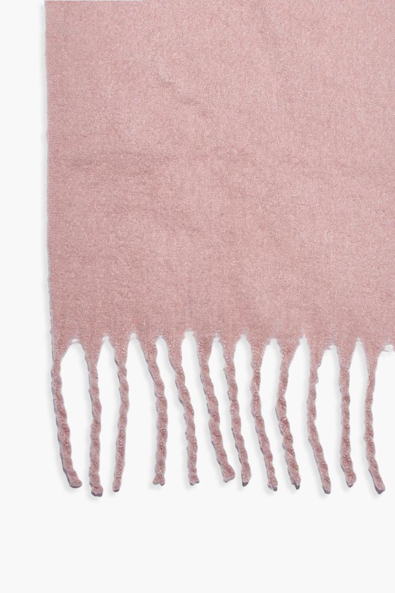 Масивний оверсайз шарф з бахромою