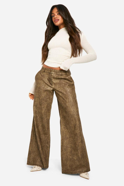 Широкі брюки з низькою посадкою