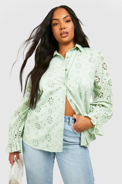 Сорочка з оборками Mint Plus Broderie