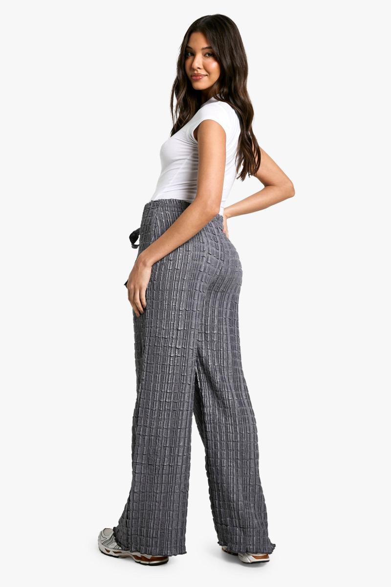 Штани зі складками на шнурках