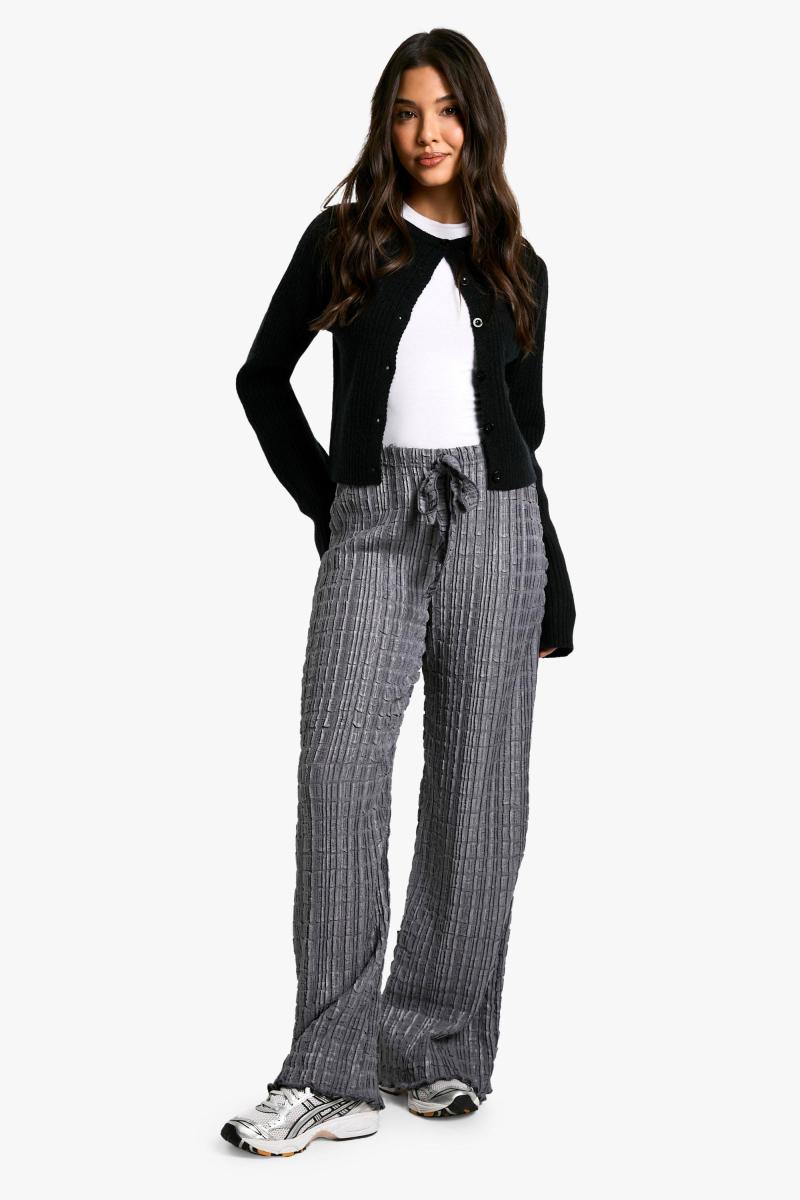 Штани зі складками на шнурках