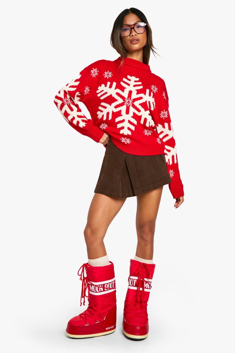 Різдвяний джемпер зі сніжинкою