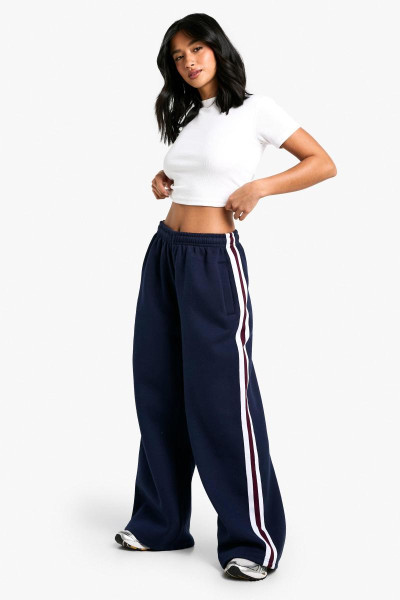 Маленька бічна смуга стрічка широкі ноги пробіжки