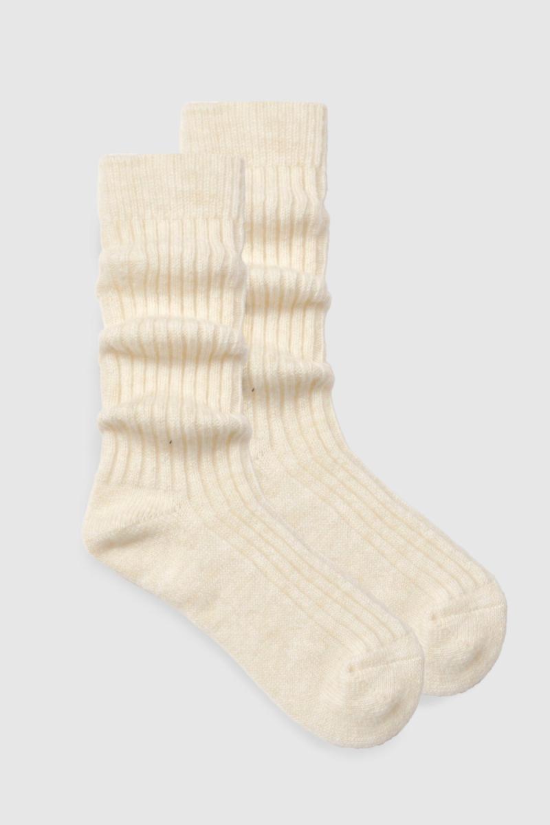 Одинарні м'які ребристі шкарпетки