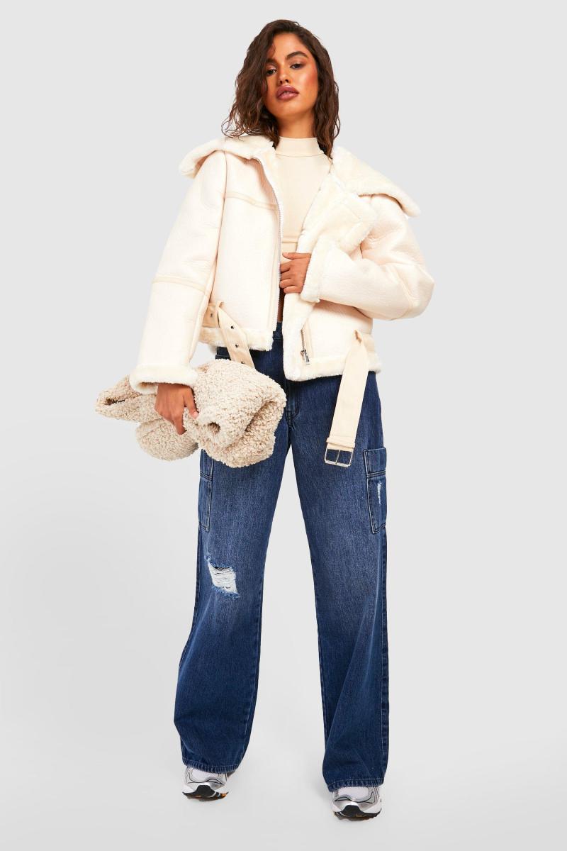 Авіатор із штучного хутра