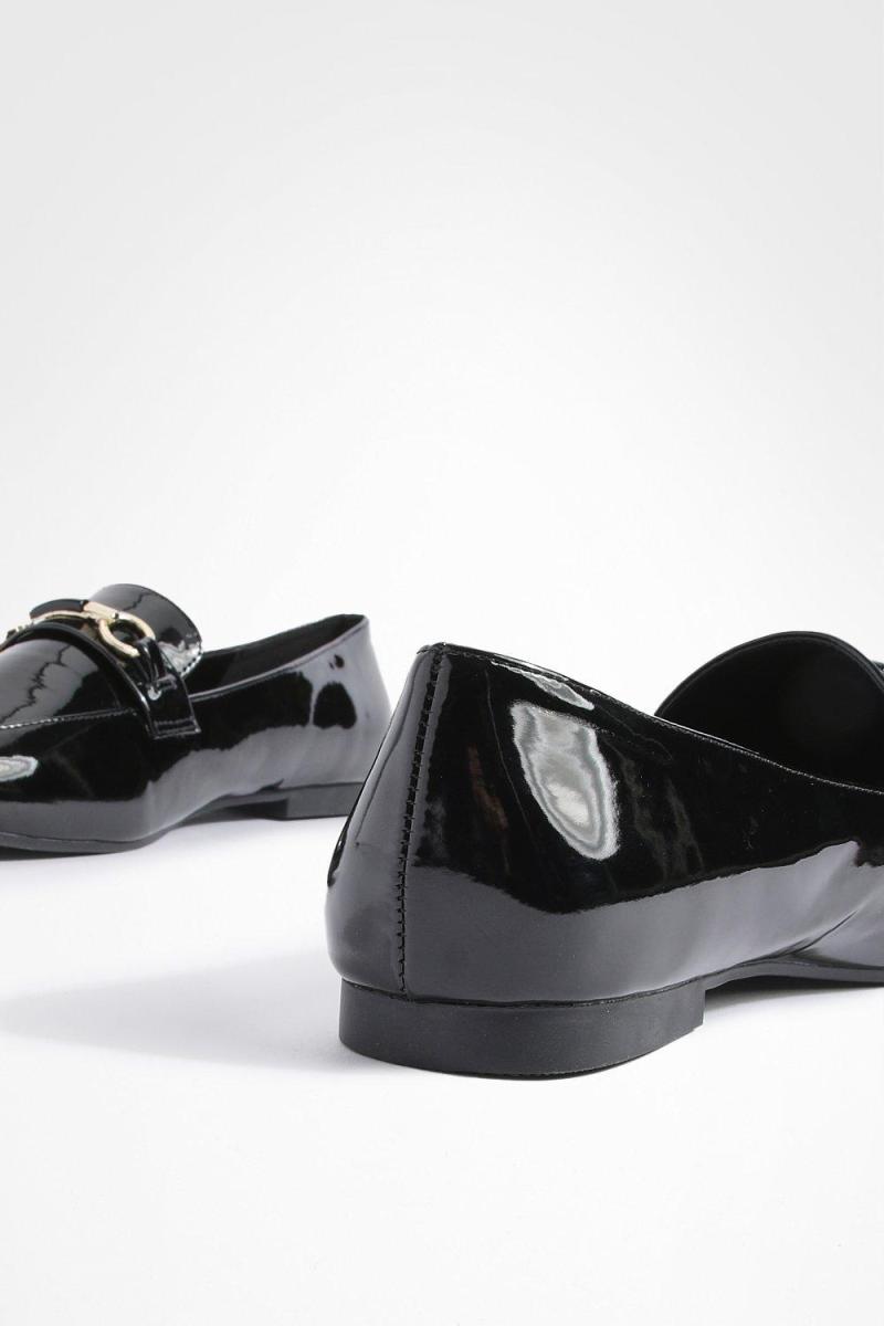 Широкі лофери з круглим носком і одношарковою обробкою