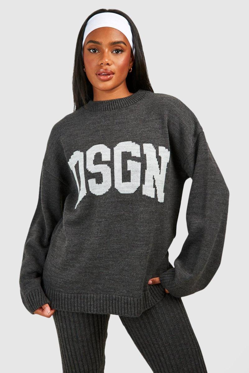 Трикотажний джемпер з круглим вирізом Dsgn