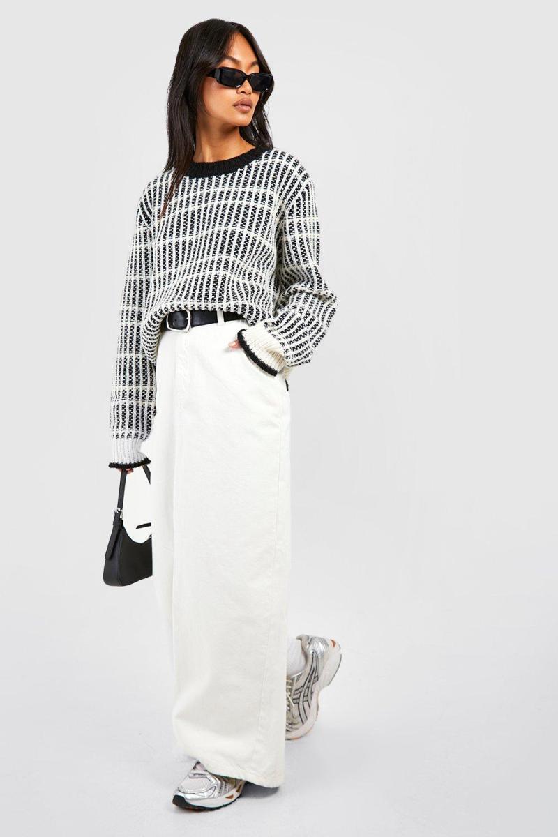 М'який трикотажний джемпер у смужку