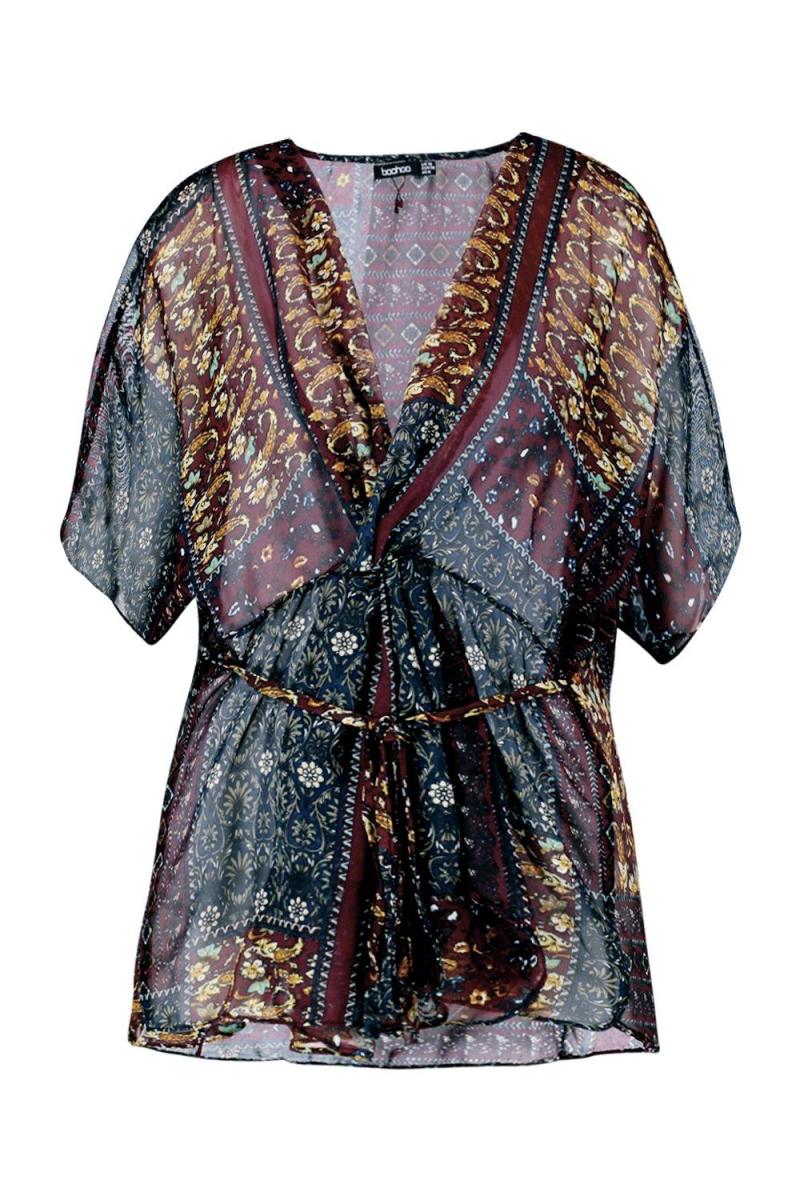 Блузка з принтом у стилі Boho