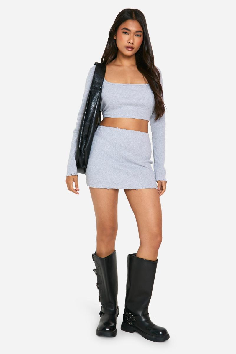 Міні-спідниця зі зморщеним виглядом