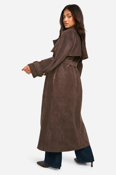 Маленький тренч зі штучної замші