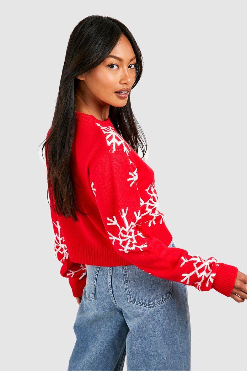 Різдвяний джемпер у формі сніжинки