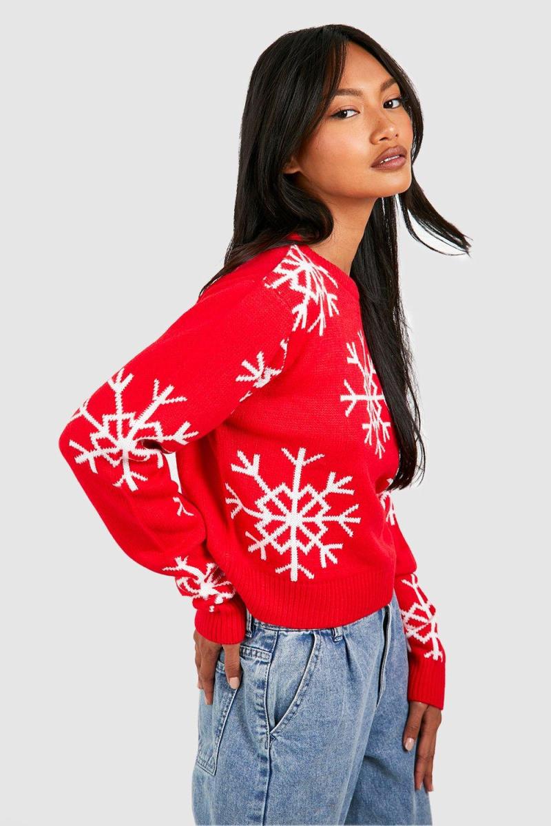 Різдвяний джемпер у формі сніжинки